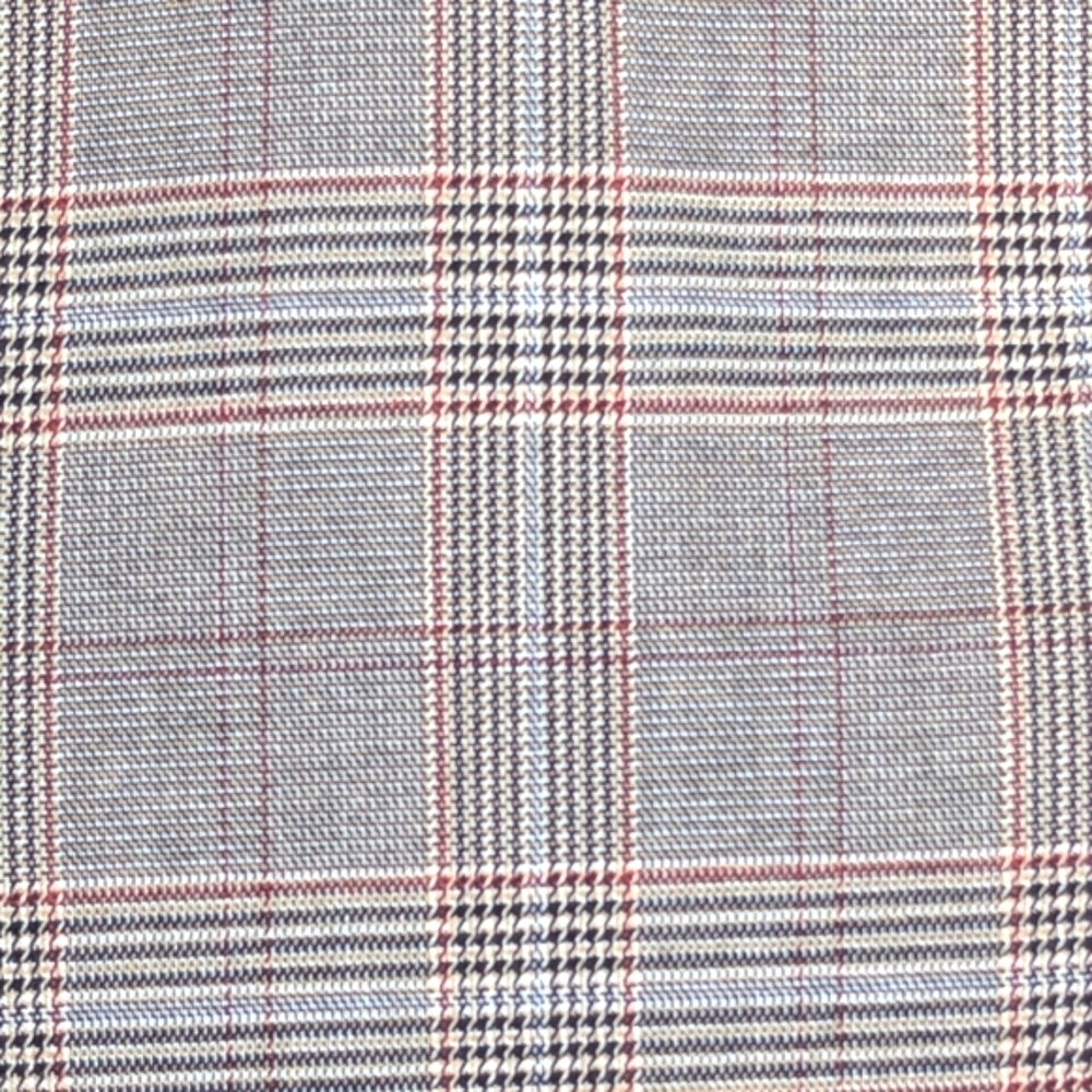 H&M Brown Plaid Fitted Dress Size 6 - Picture 8 of 9